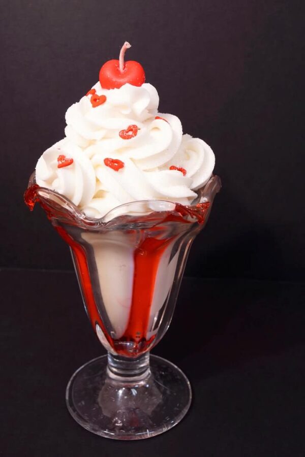 Milkshake candle