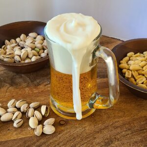 Beer mug candle