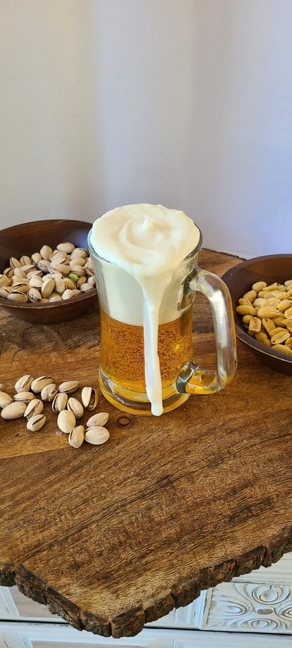 Beer mug candle