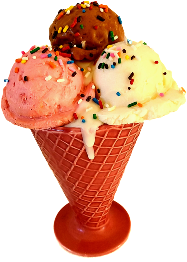 Ice cream candle soy candle