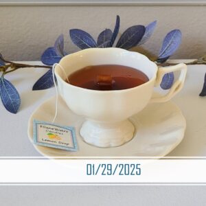 Vantage tea cup wick candle