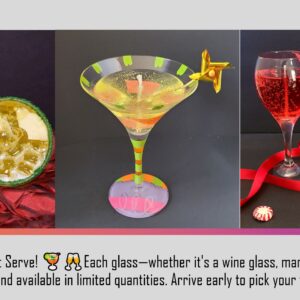 Martini and margarita candle